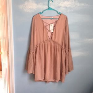 Long Sleeve Shift Dress
